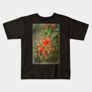 Rose Hip Still Life Kids T-Shirt